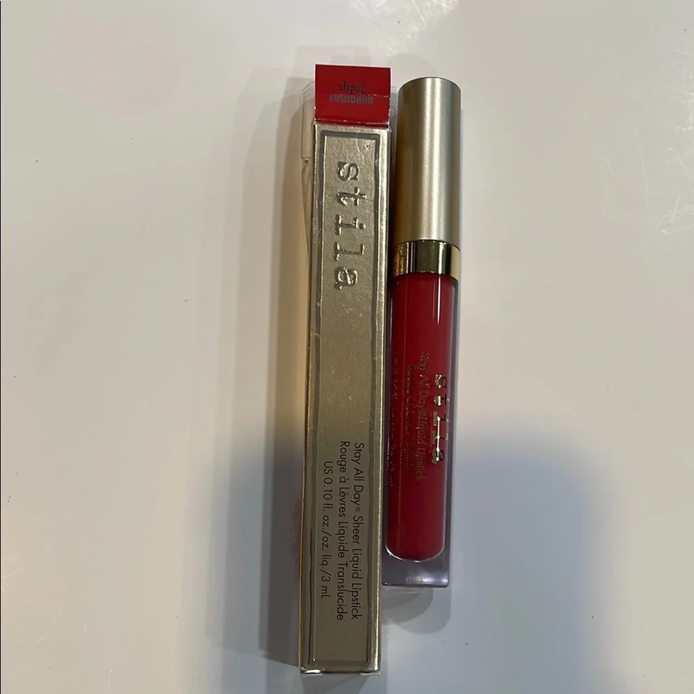 Stila Red Liquid Lipstick Vibrant Glossy Finish